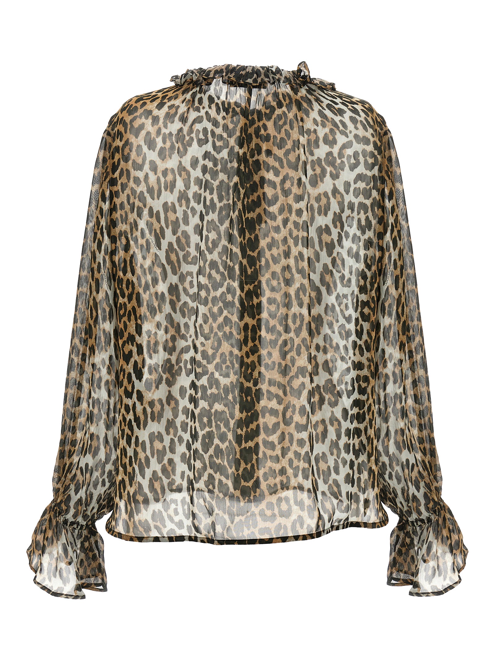 Brown Viscose Blouse