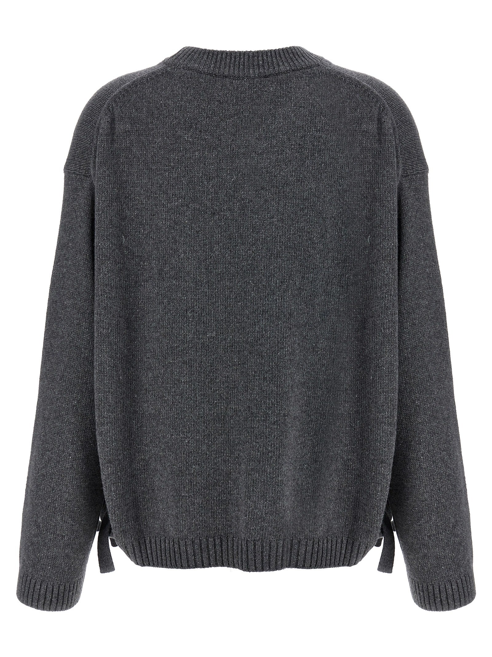 Gray Wool Cardigan