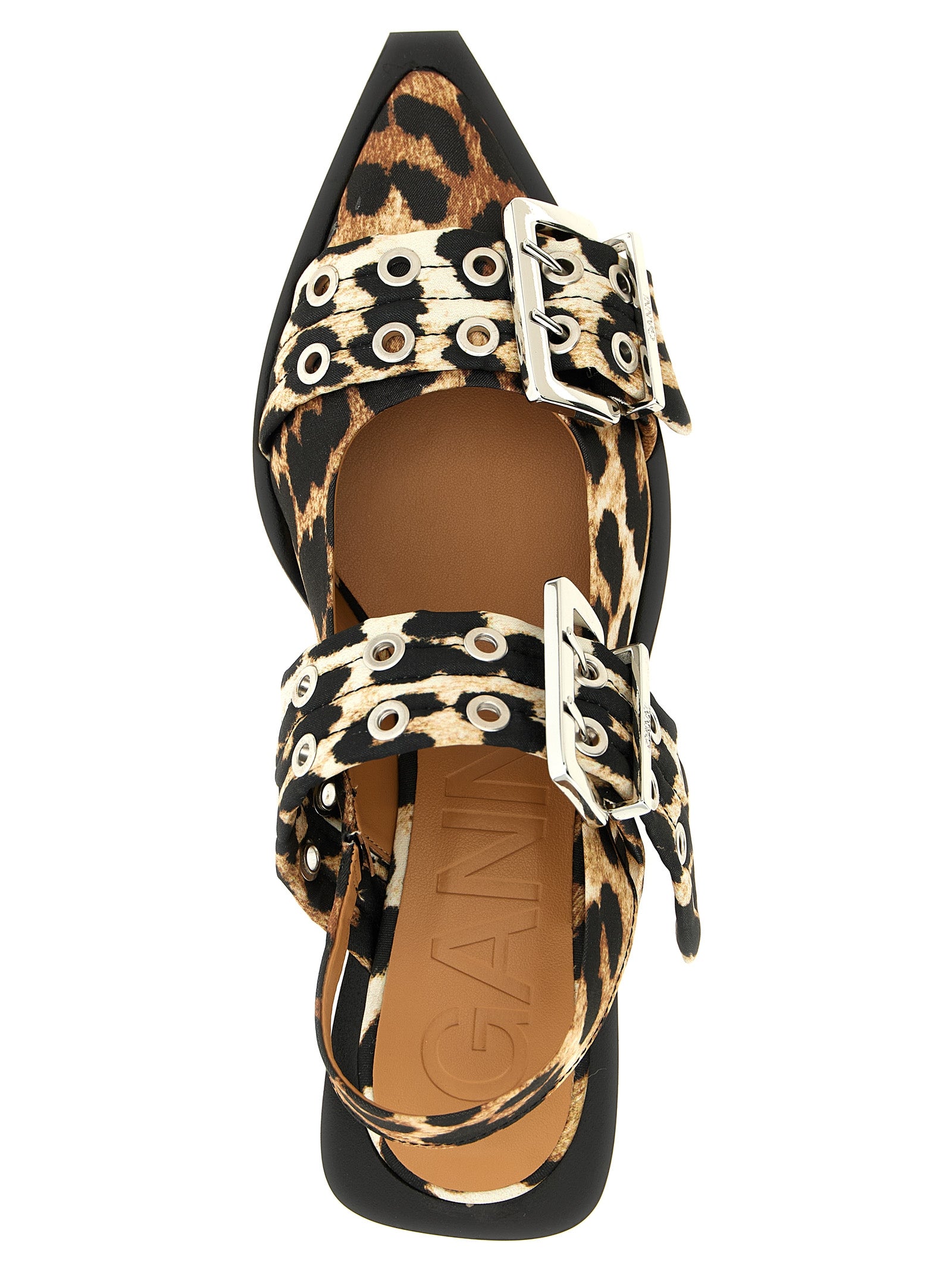 Multicolor Polyester Ballet Flats