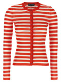 Orange Viscose Cardigan