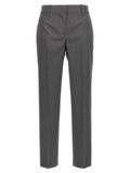 Gray Virgin Wool Dress Pants