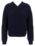 Blue Wool Cardigan