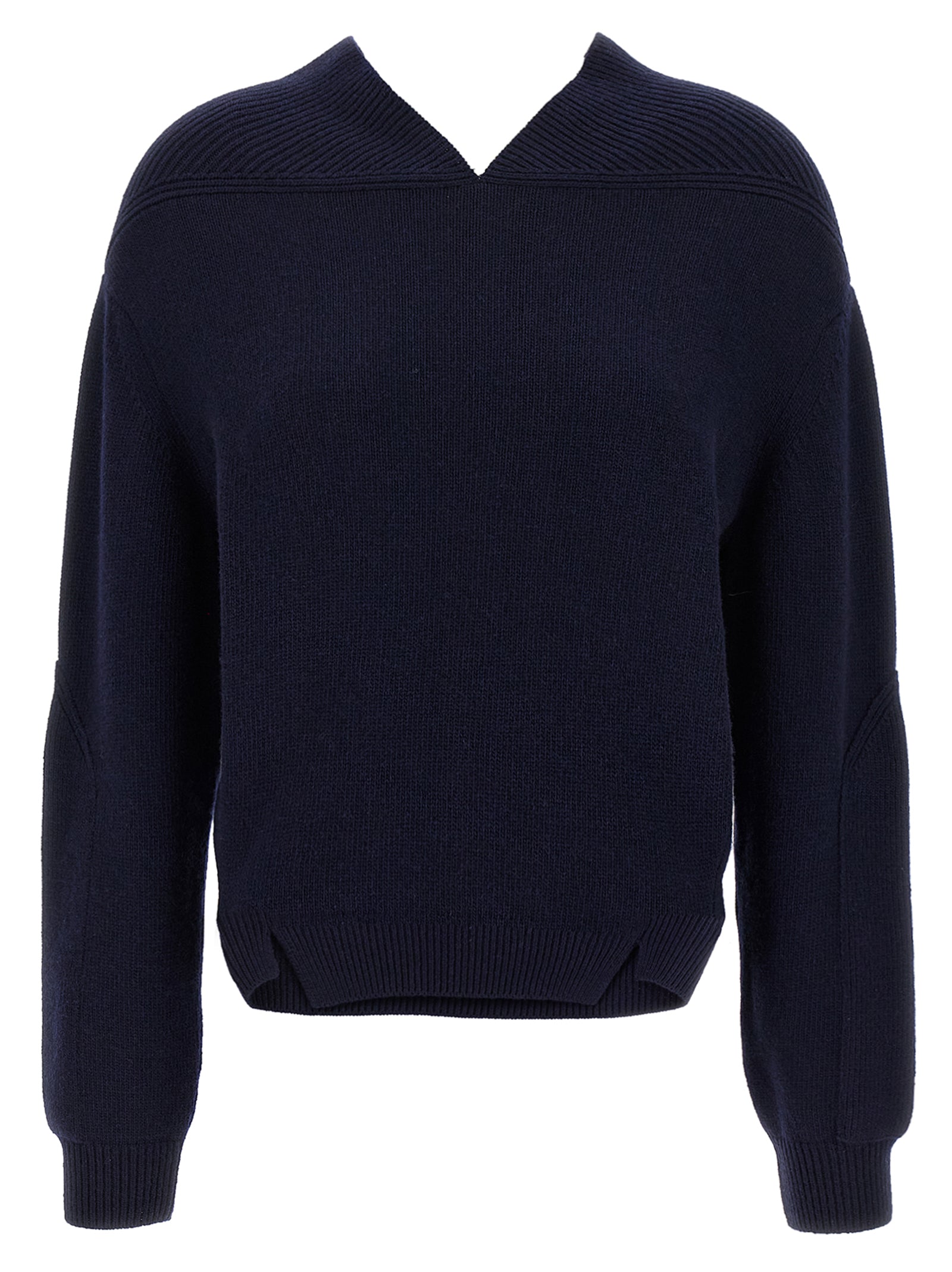 Blue Wool Cardigan