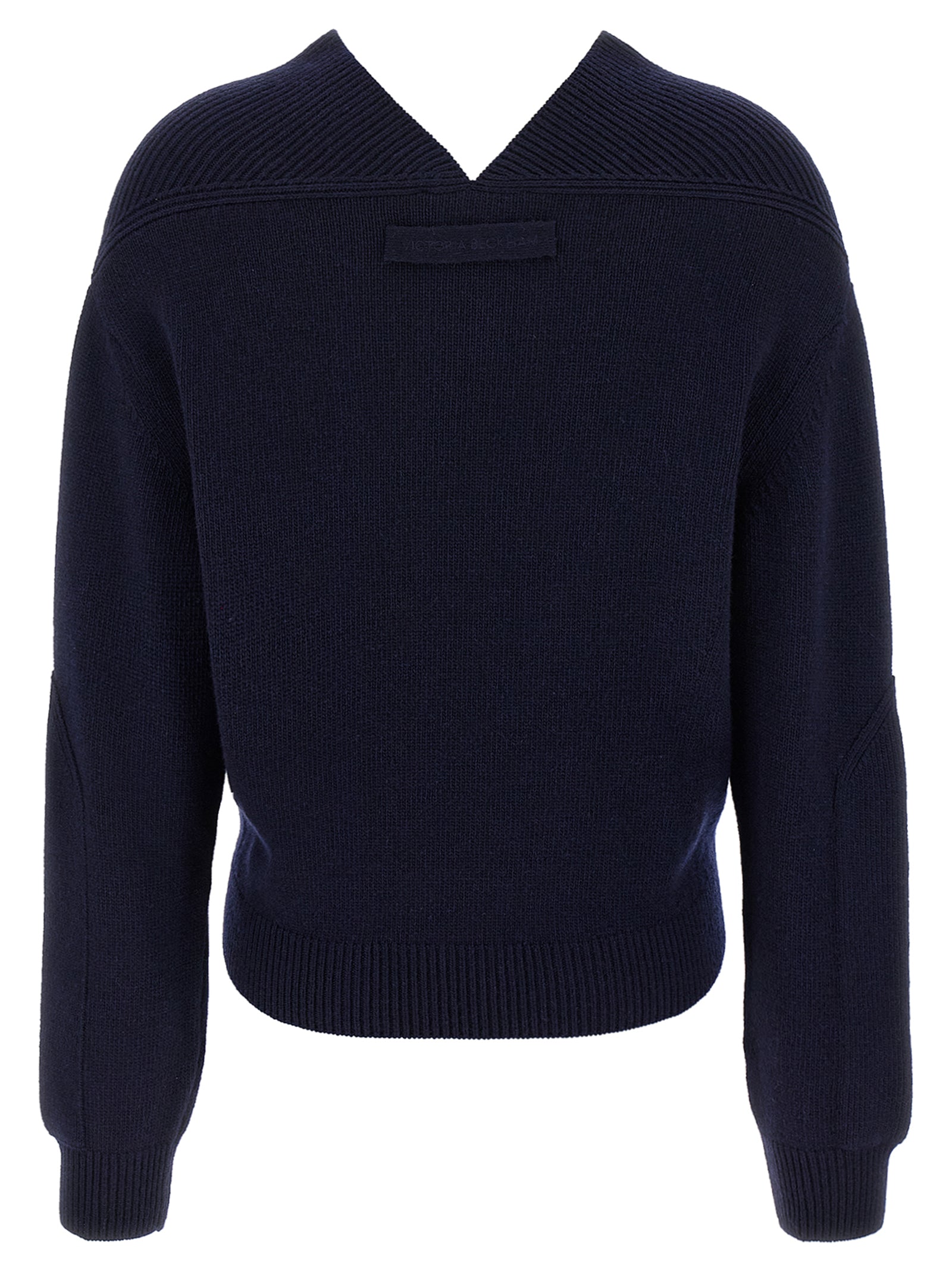 Blue Wool Cardigan