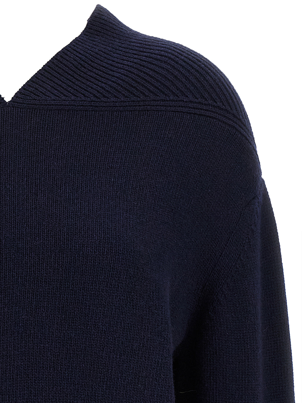 Blue Wool Cardigan
