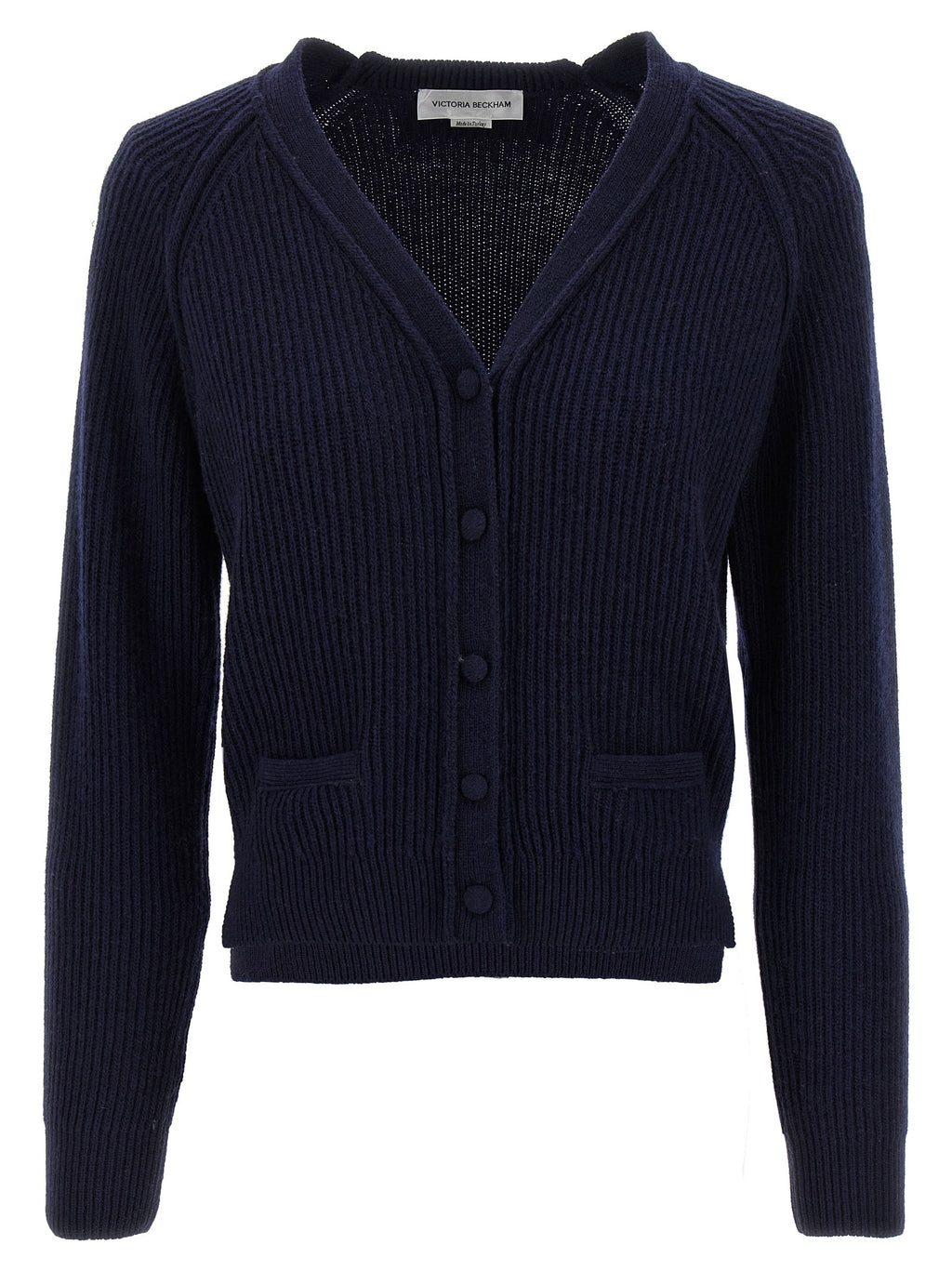 Blue Wool Cardigan