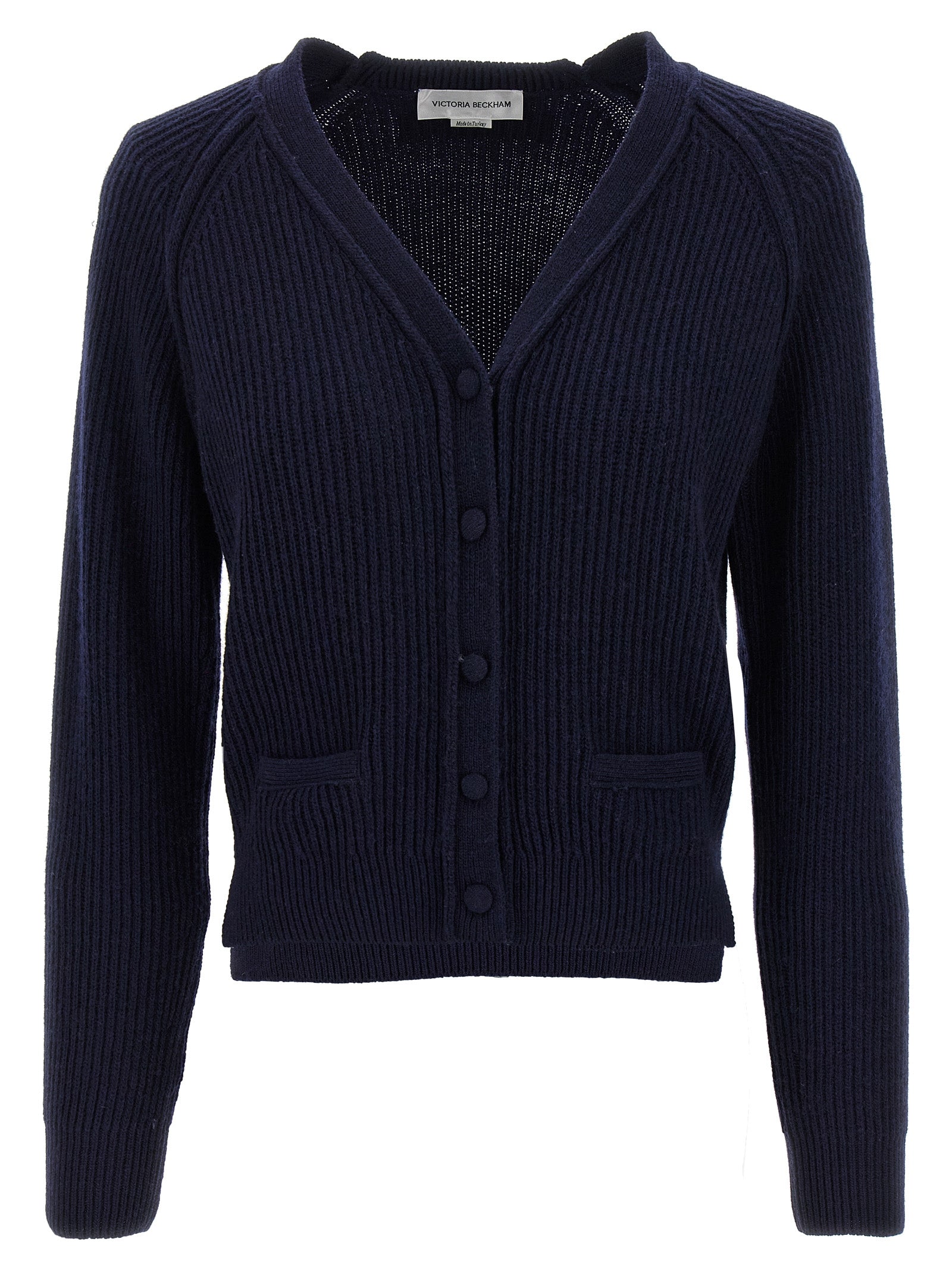 Blue Wool Cardigan