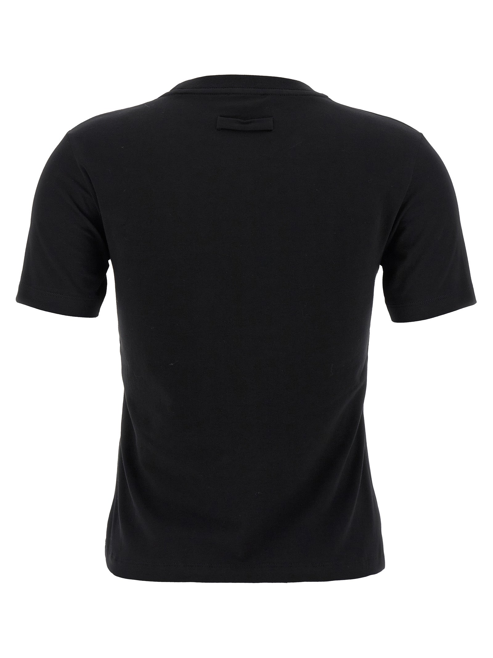 Black Cotton T-Shirt