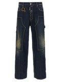 Blue Cotton Jeans Denim
