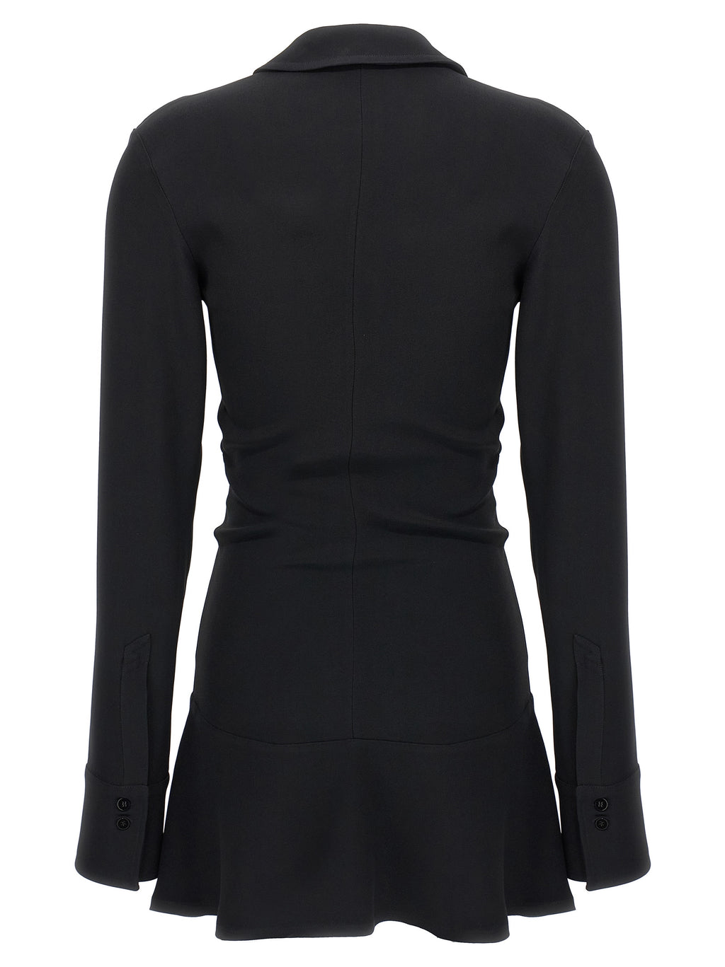 Black Marabou Short Dress