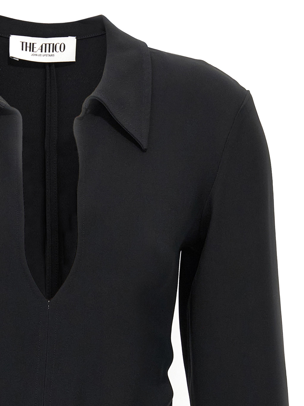 Black Marabou Short Dress