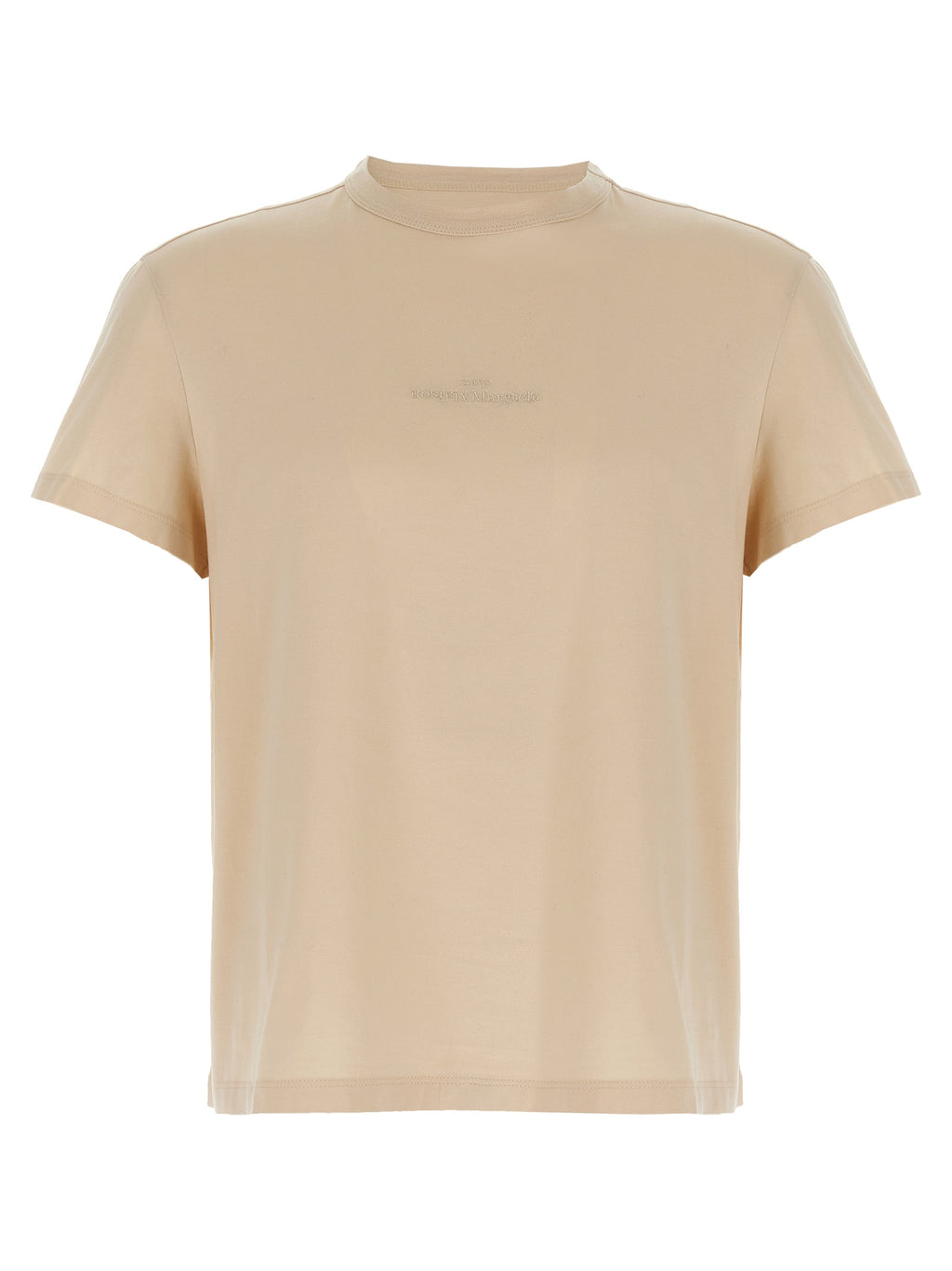 Beige Cotton T-Shirt
