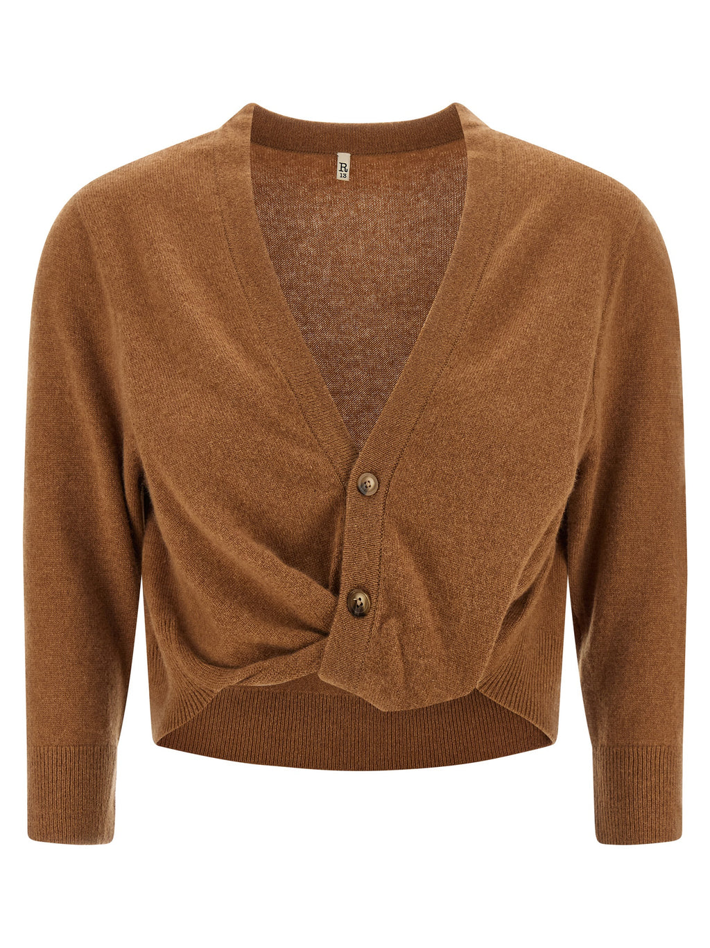 Brown Cashmere Cardigan
