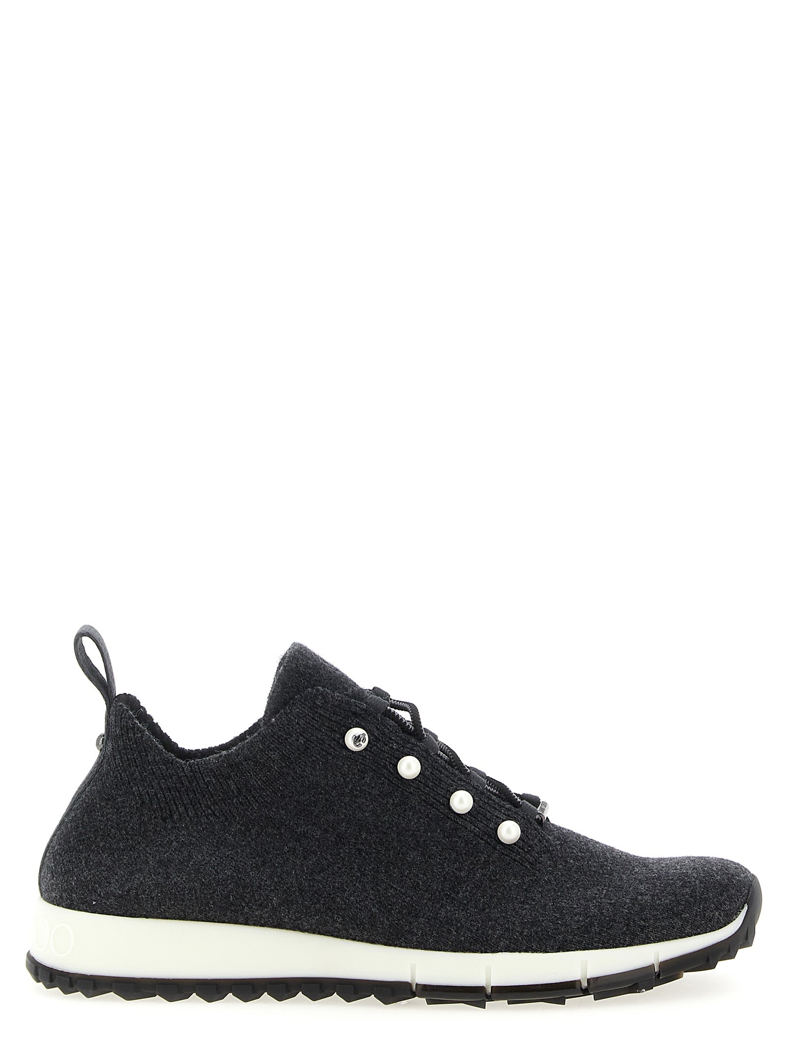Black Tencel Low Top Sneakers