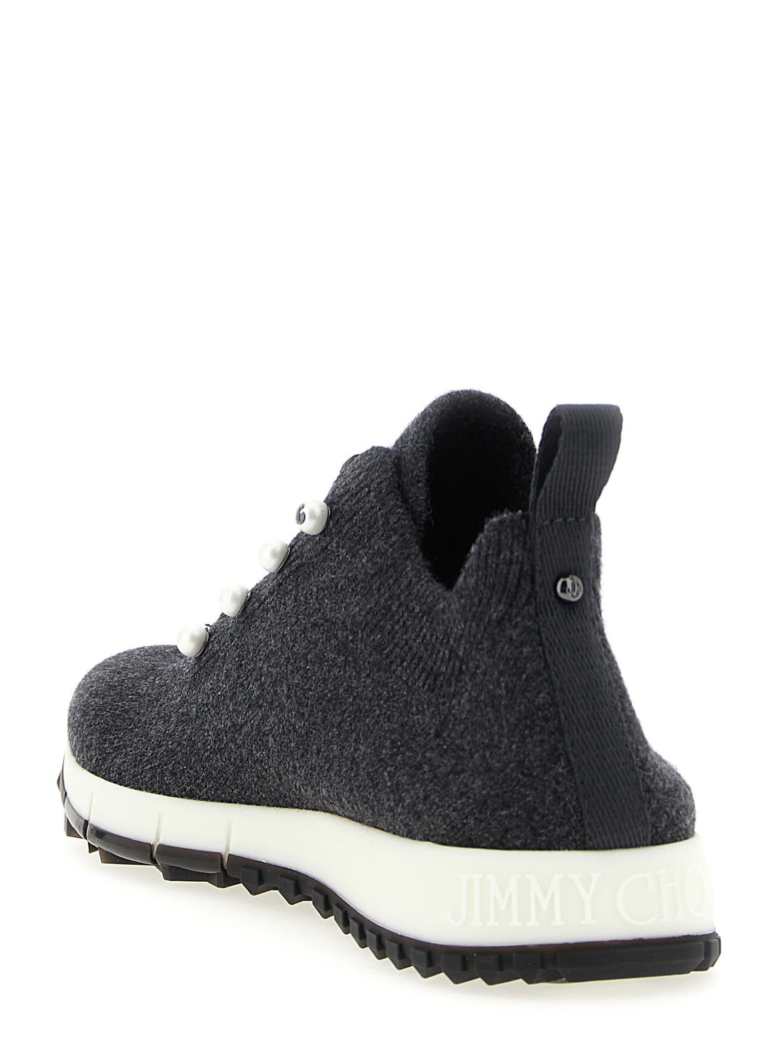Black Tencel Low Top Sneakers