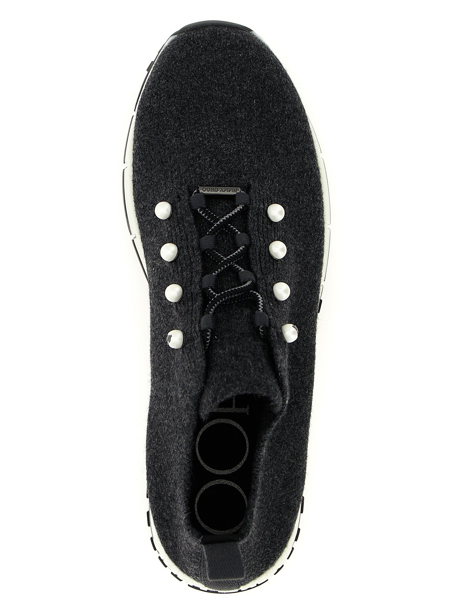 Black Tencel Low Top Sneakers