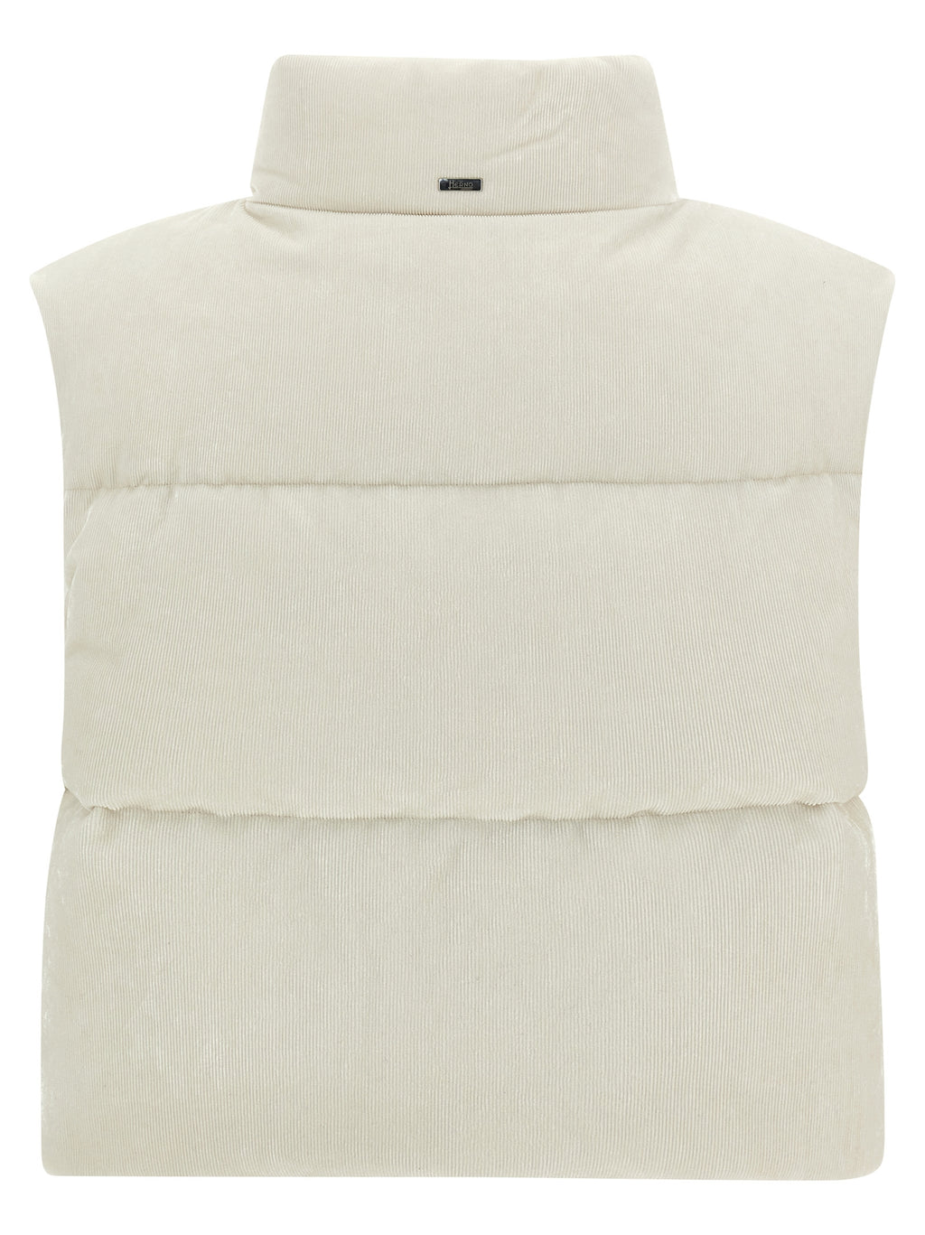 White Viscose Sleeveless Jacket