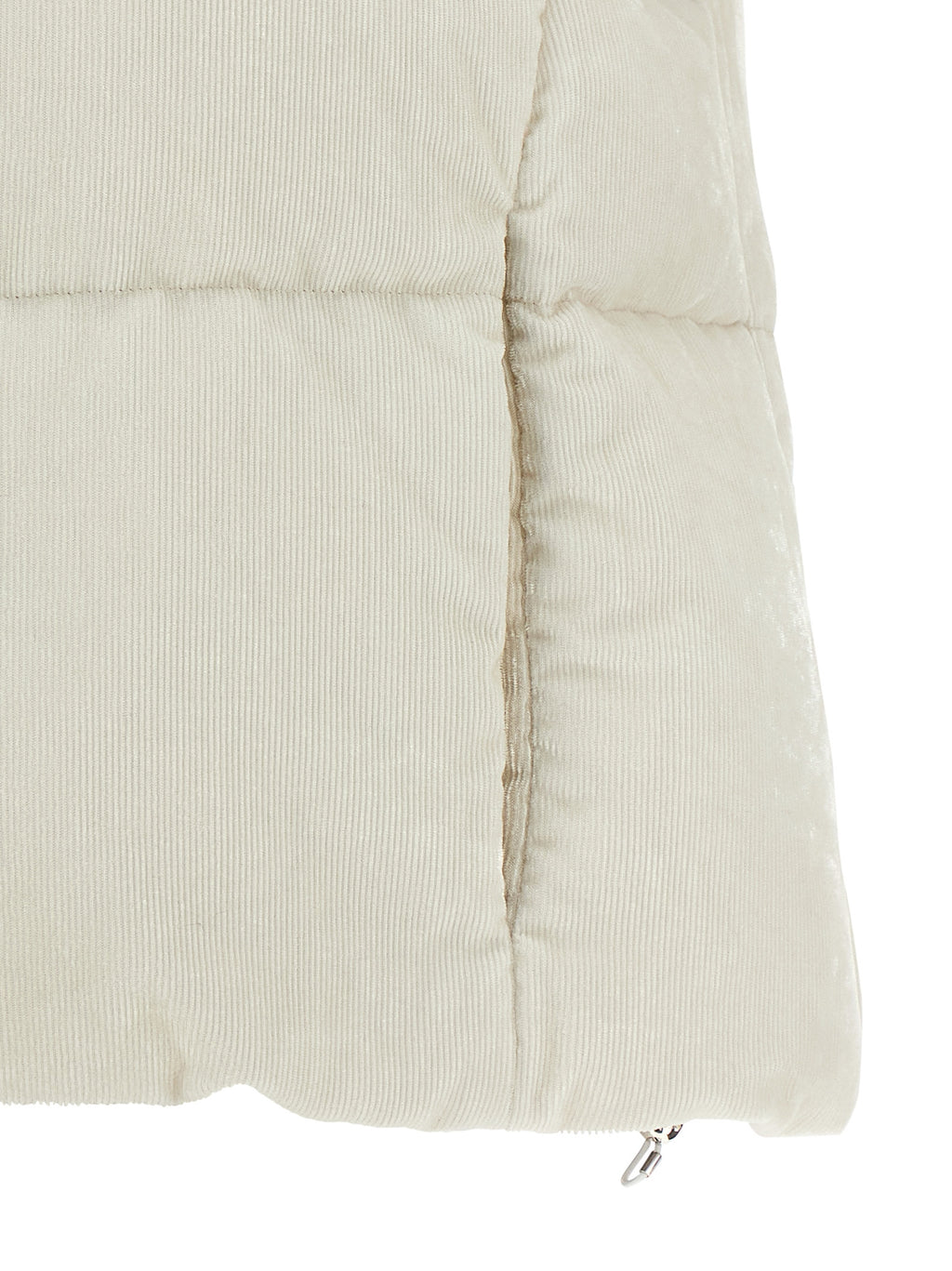 White Viscose Sleeveless Jacket