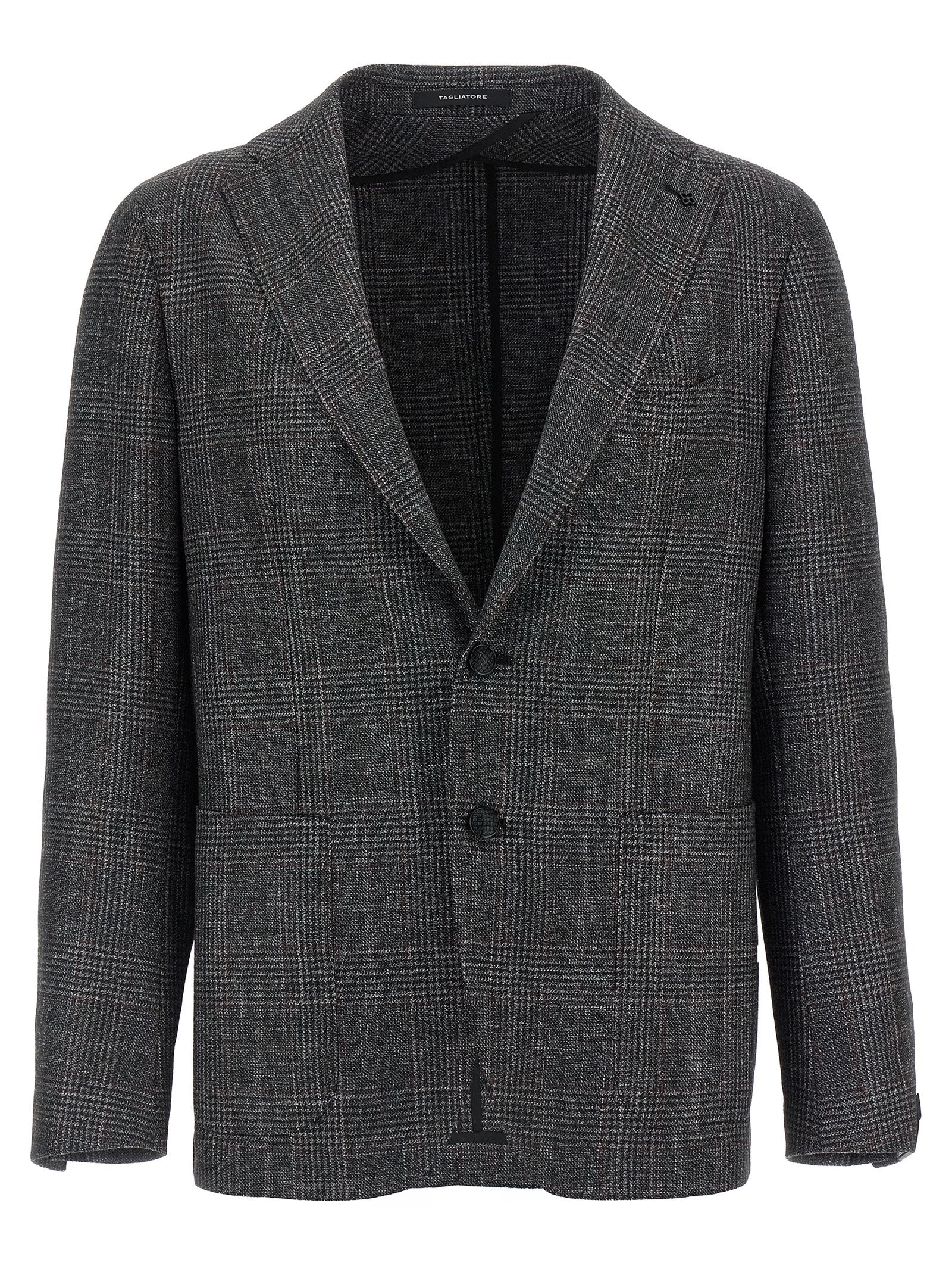 Gray Virgin Wool Blazer
