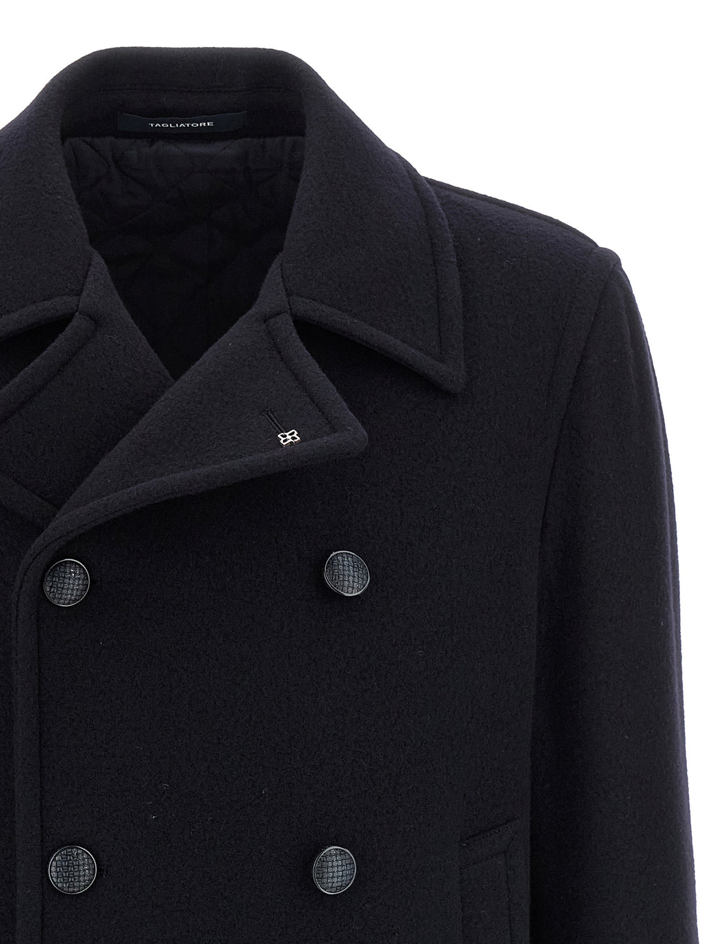 Blue Wool Coat