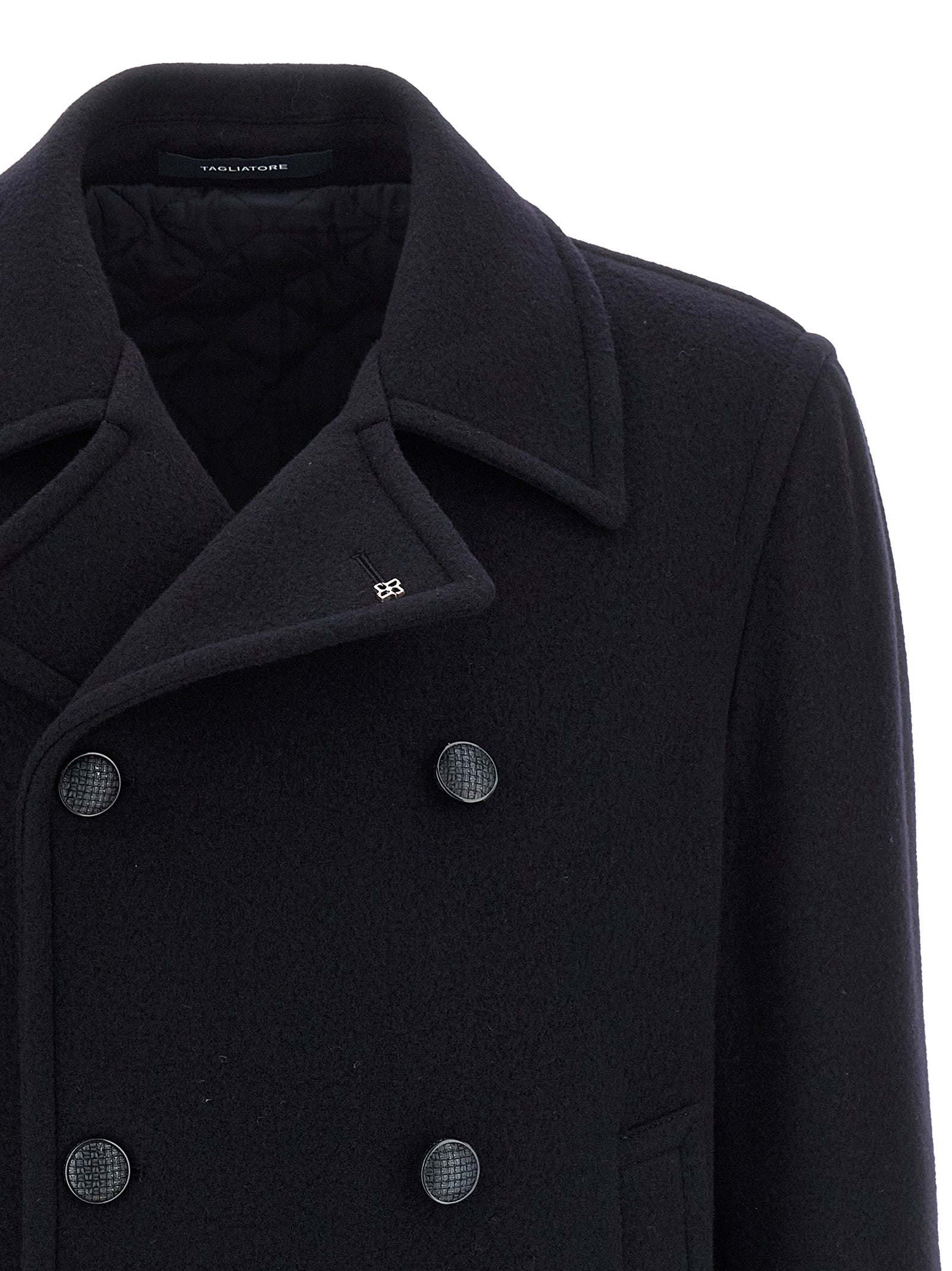 Blue Wool Coat