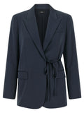 Blue Polyester Blazer