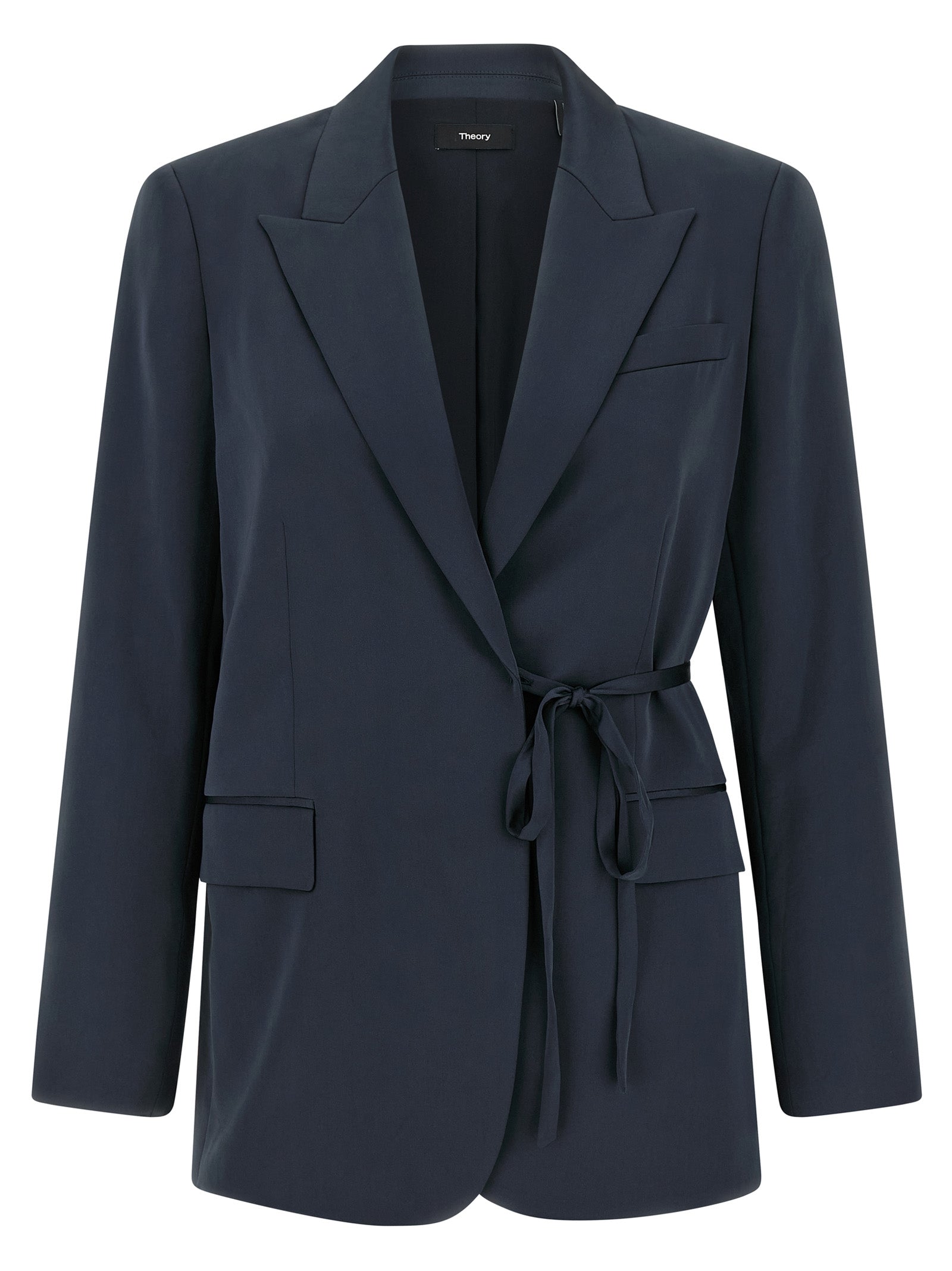 Blue Polyester Blazer