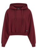 Bordeaux Cotton Hoodie