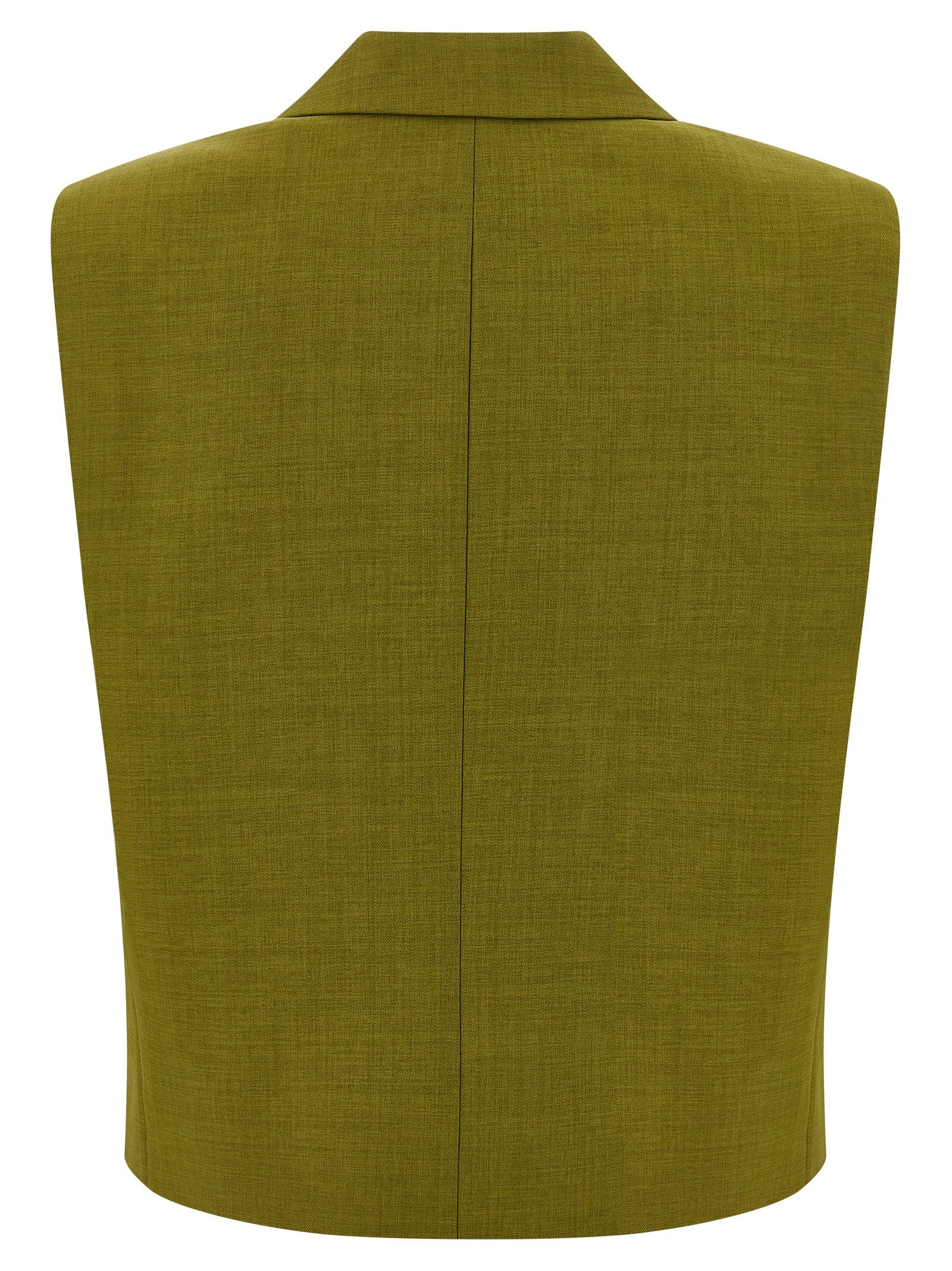 Bicolor Polyester Sleeveless Jacket