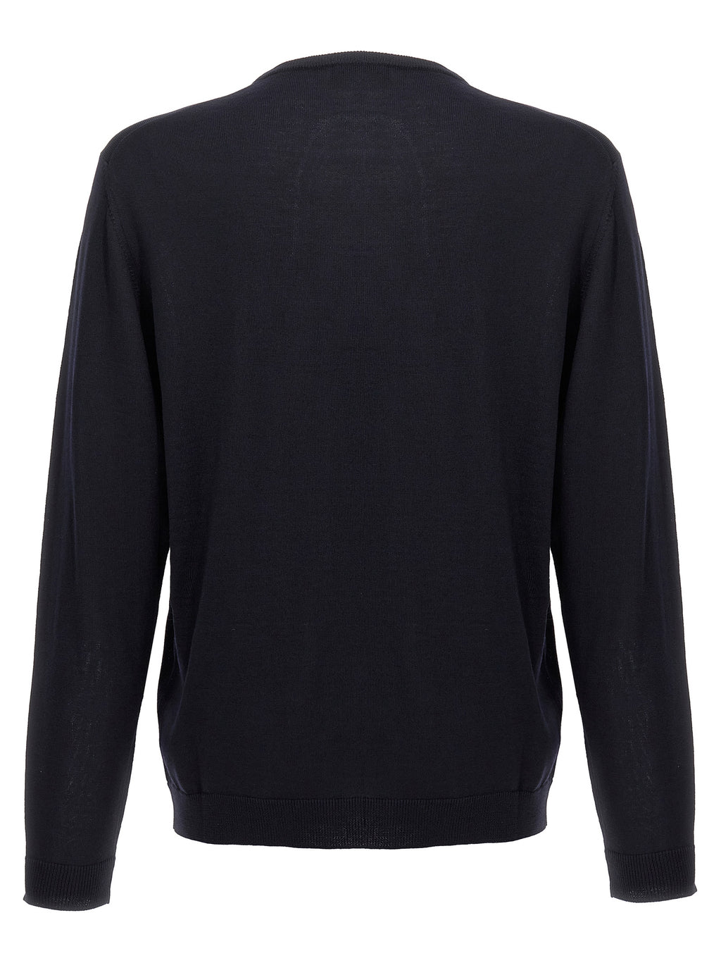 Blue Merino Wool Cardigan