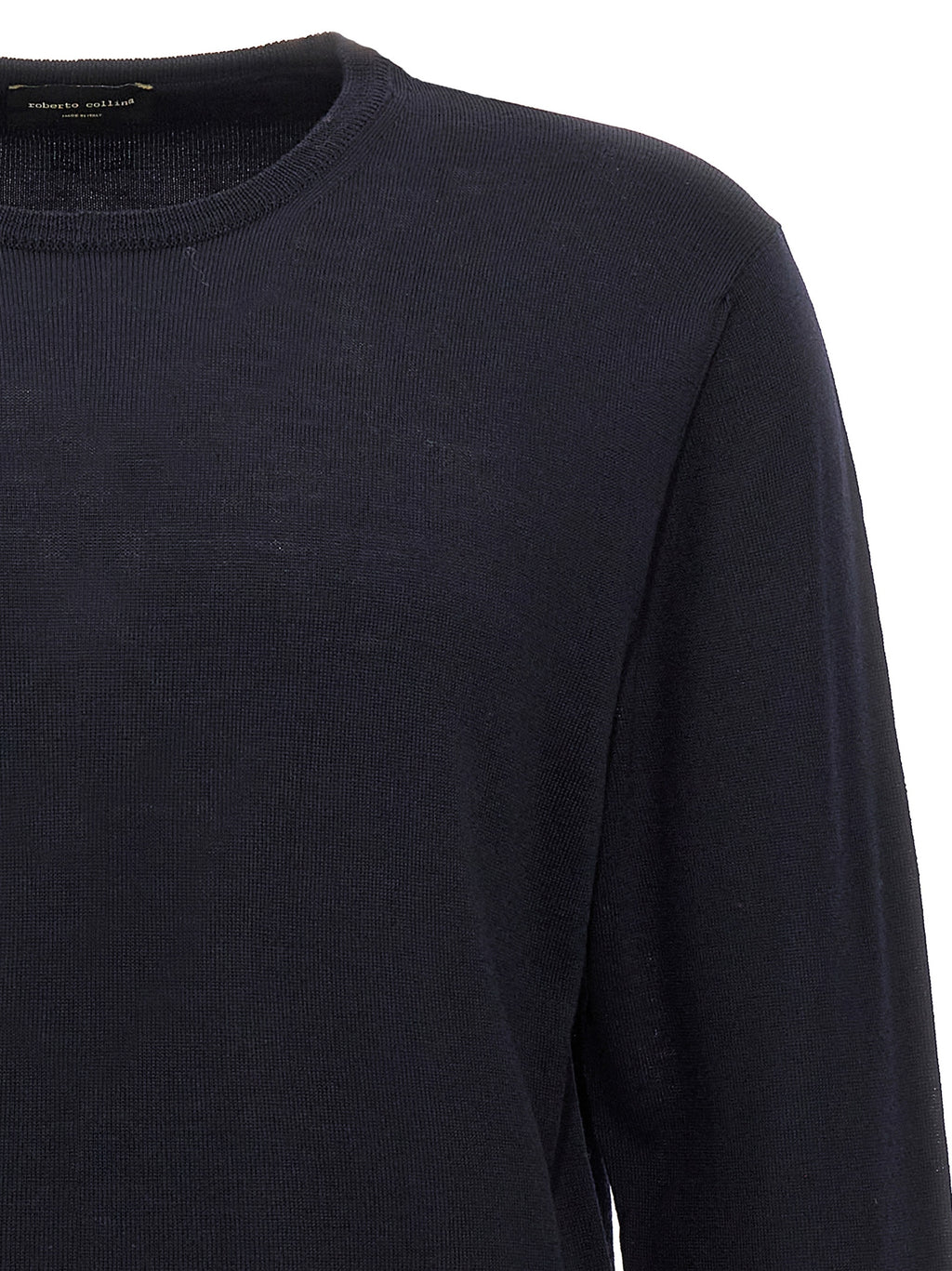 Blue Merino Wool Cardigan
