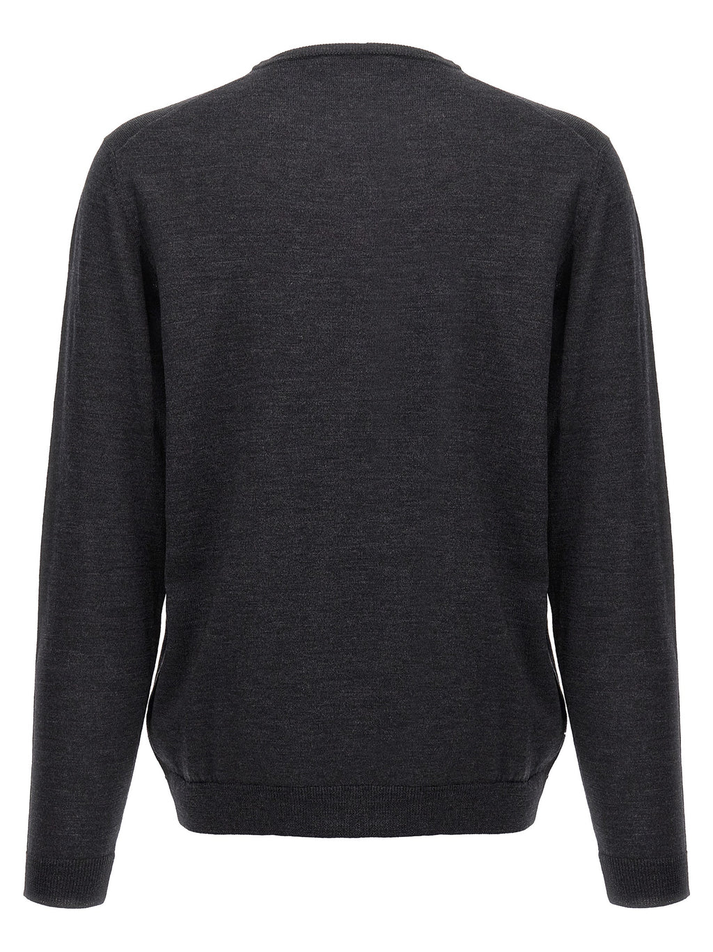 Gray Merino Wool Cardigan