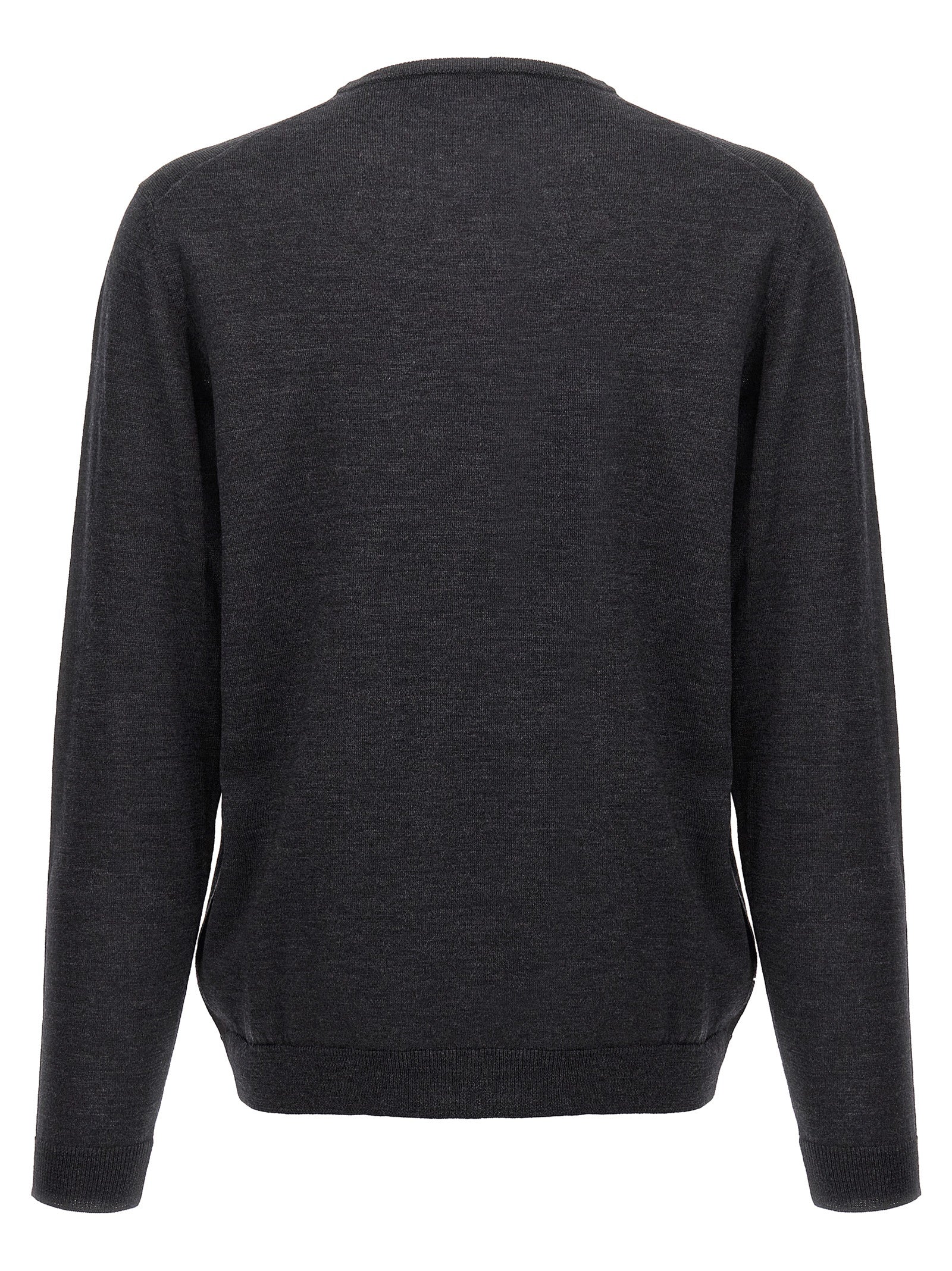 Gray Merino Wool Cardigan