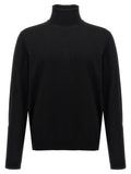 Black Merino Wool Cardigan