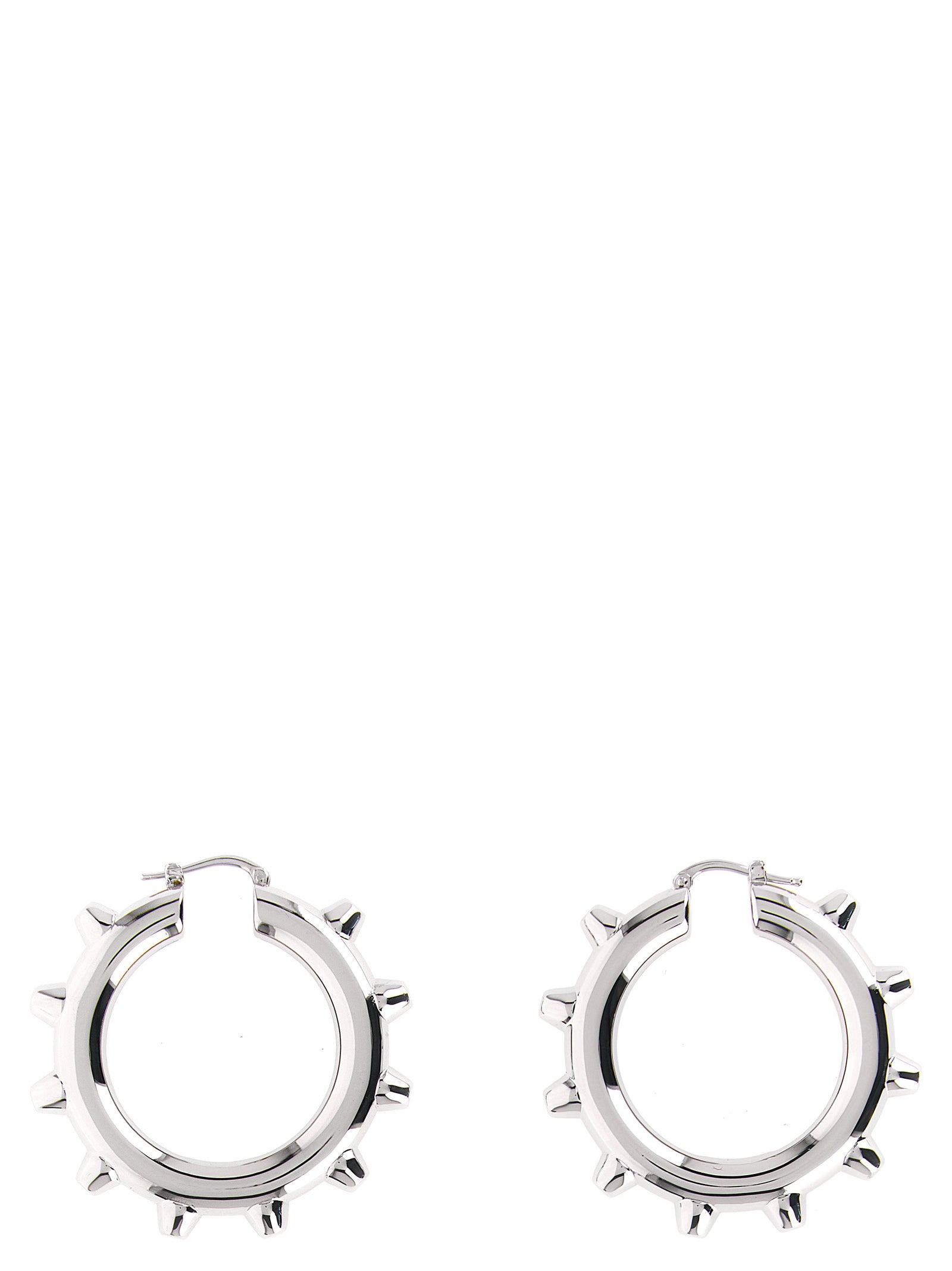 Silver Brass Earrings