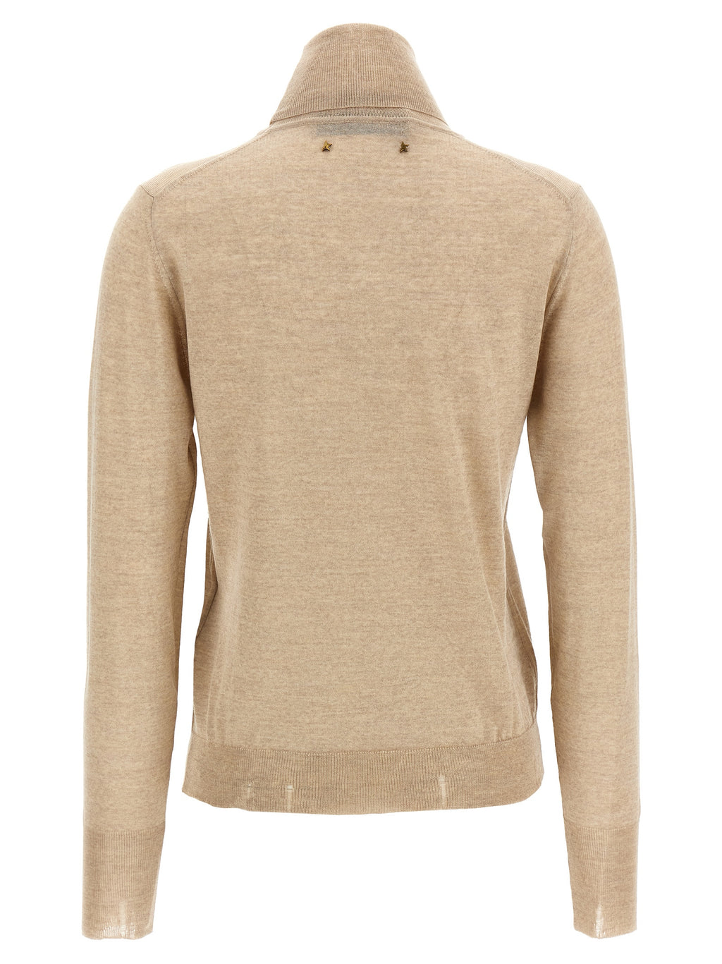 Beige Virgin Wool Cardigan