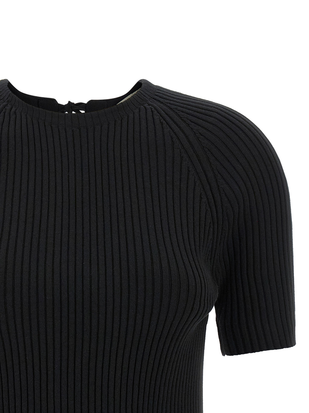 Black Cotton Cardigan