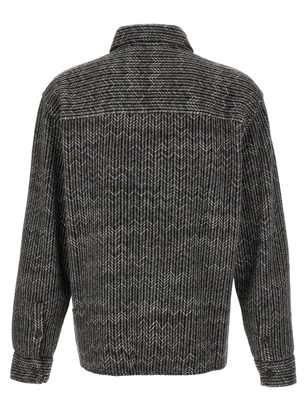 Gray Wool Blouse