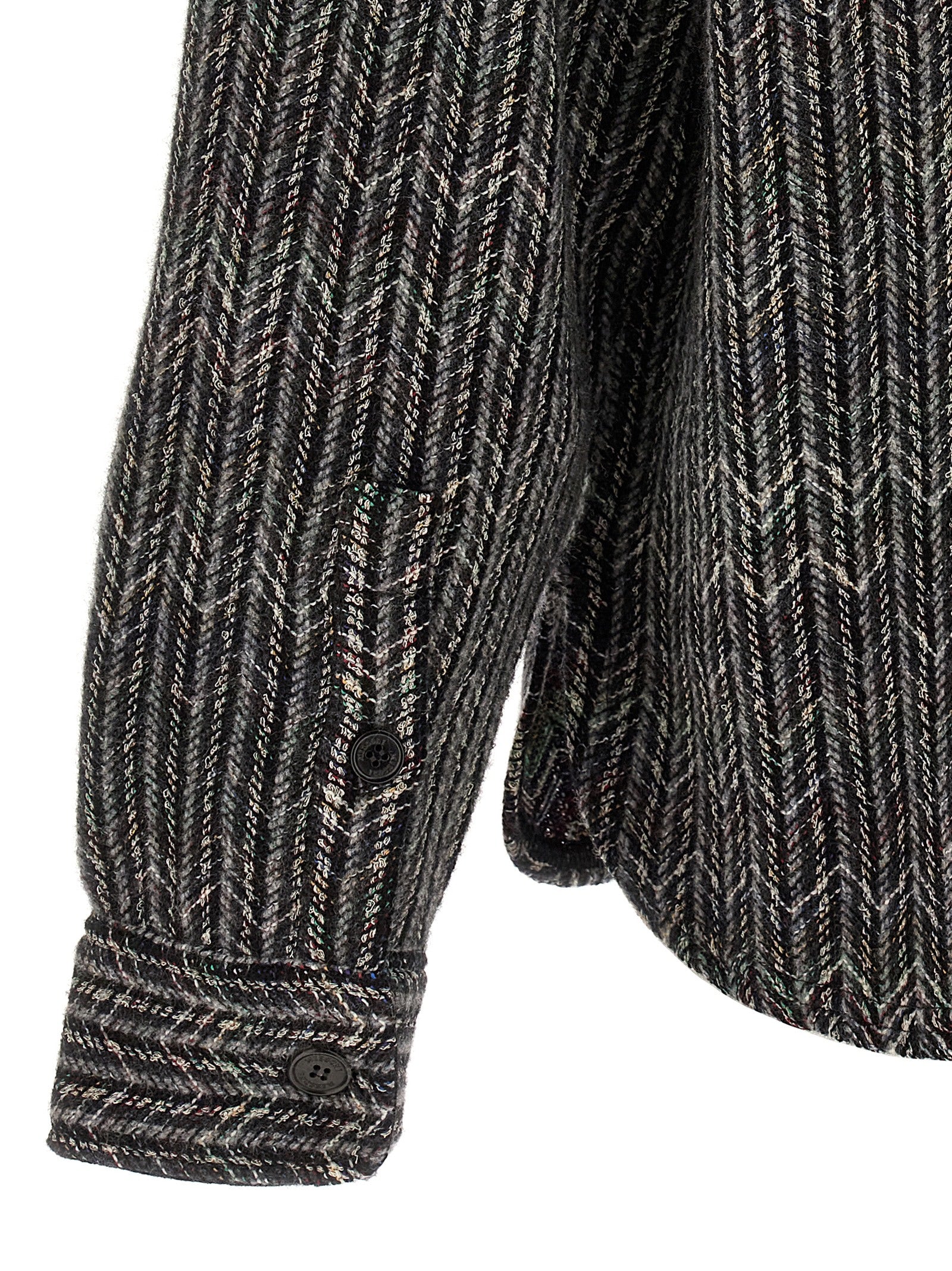 Gray Wool Blouse