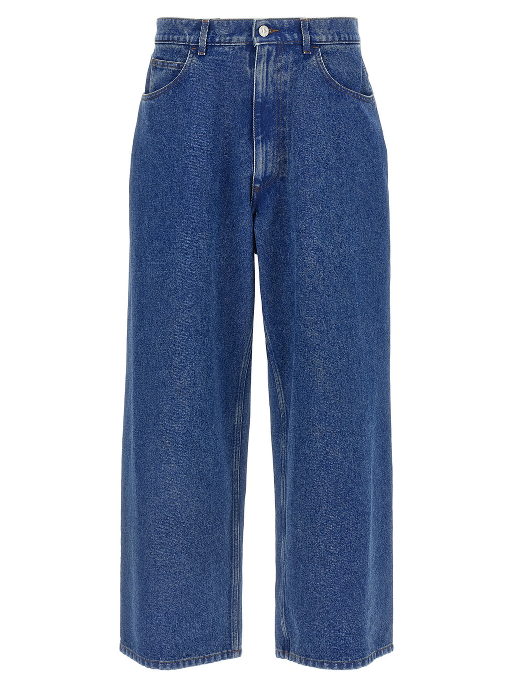Blue Cotton Jeans Denim