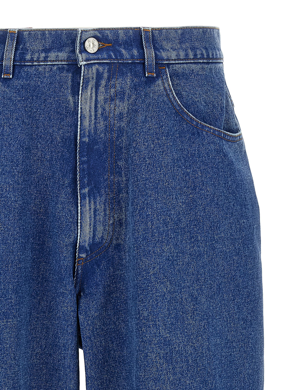 Blue Cotton Jeans Denim