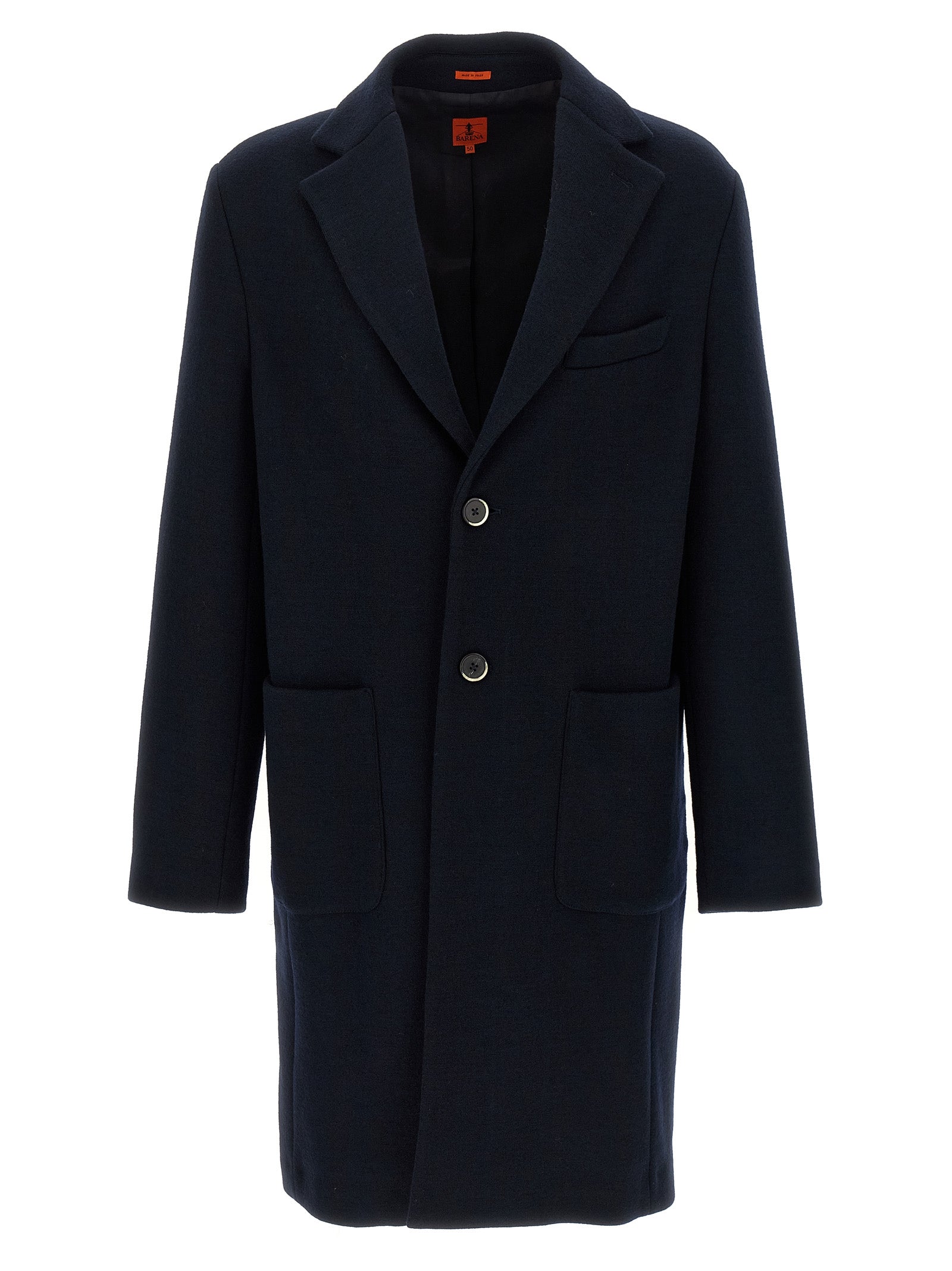 Black Virgin Wool Coat
