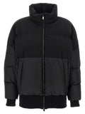 Black Nylon Bomber
