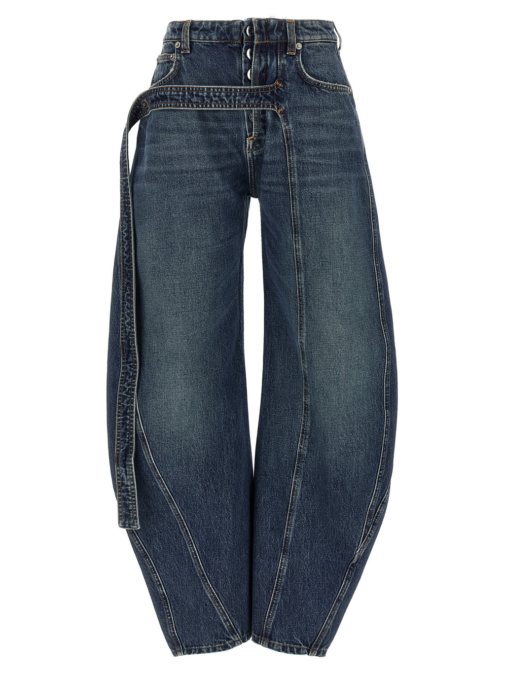 Blue Cotton Jeans Denim