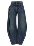 Blue Cotton Jeans Denim