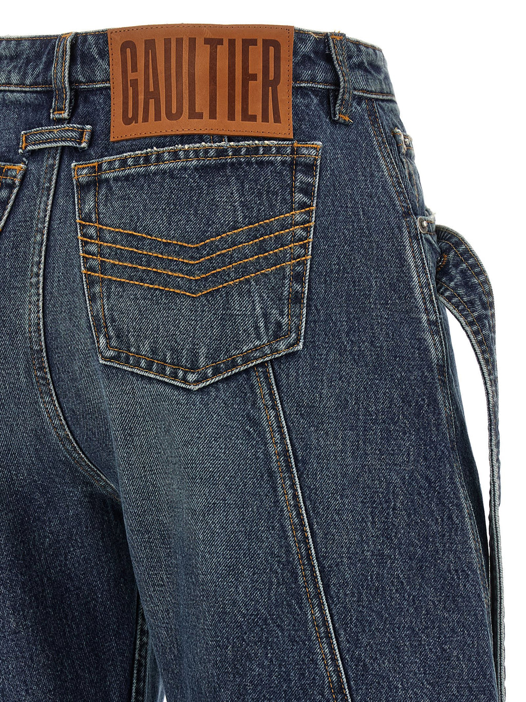 Blue Cotton Jeans Denim
