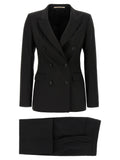 Black Virgin Wool Two-Piece Suit