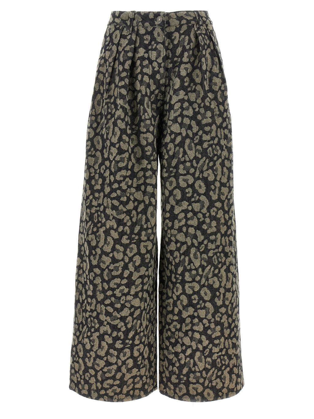 Multicolor Cotton Casual Pants