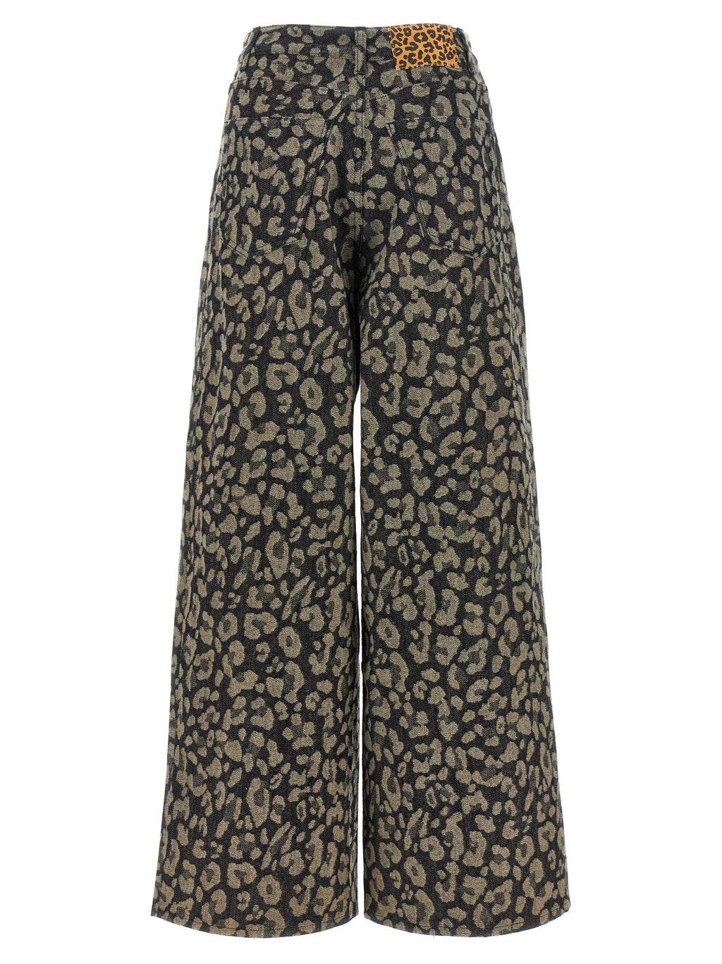 Multicolor Cotton Casual Pants