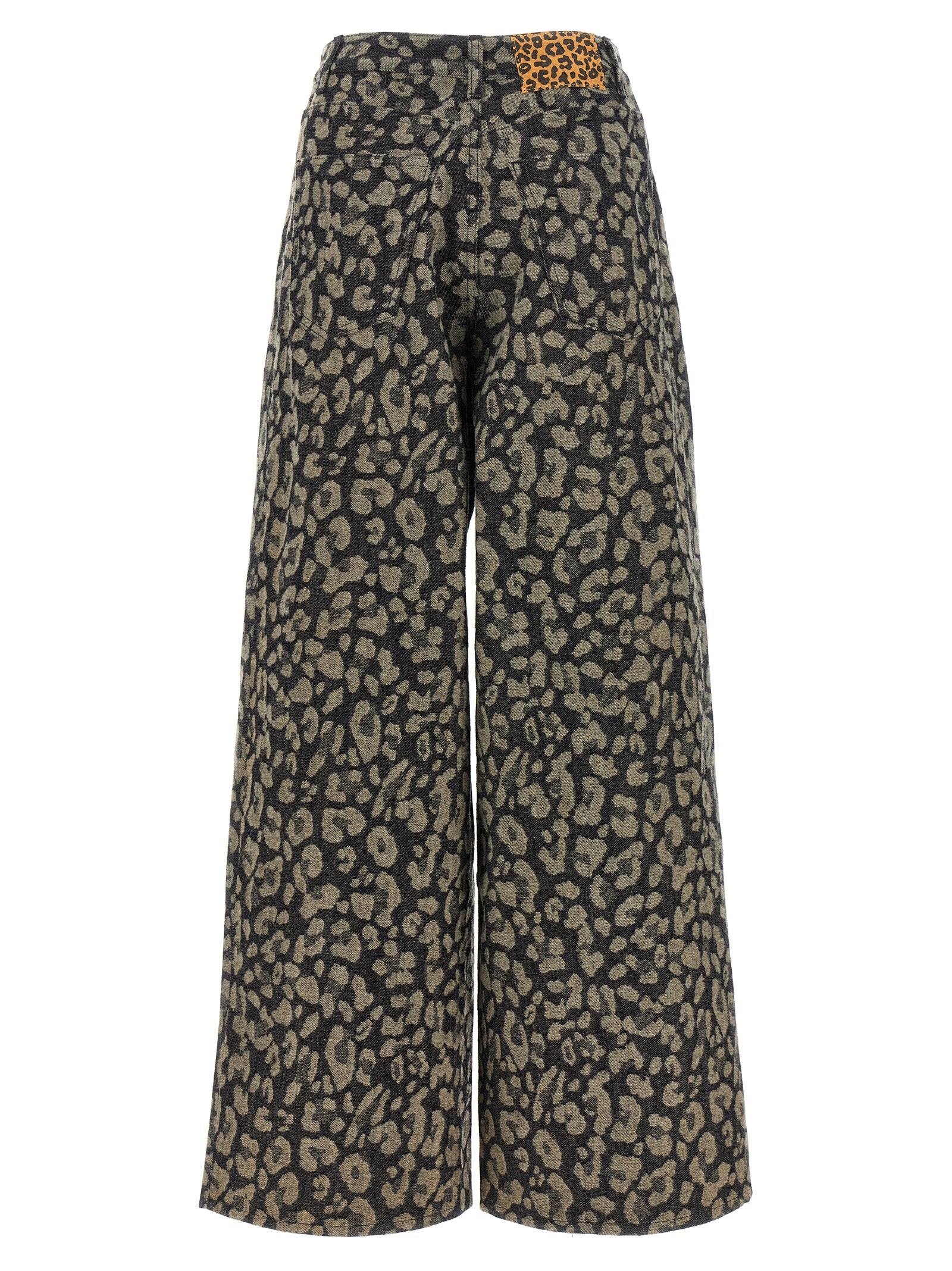 Multicolor Cotton Casual Pants
